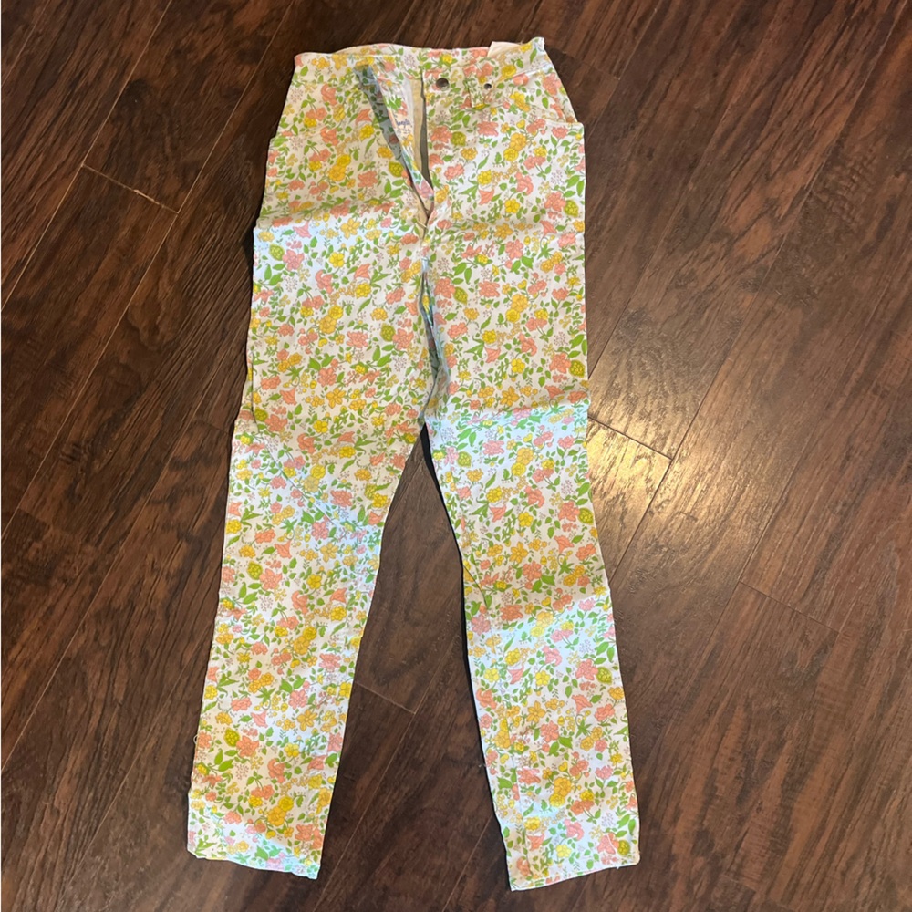Vintage floral denim Wrangler Jeans